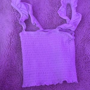 Cotton On Ruffled Tank-White